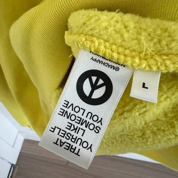 MADHAPPY x SNAPCHAT yellow hoodie - Picture 2 of 5